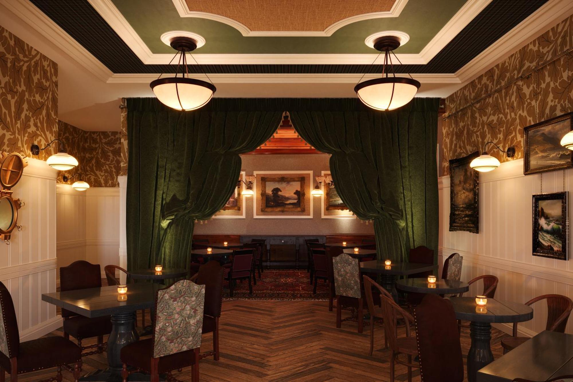 Portrush Adelphi Hotel Exterior foto The interior of the restaurant